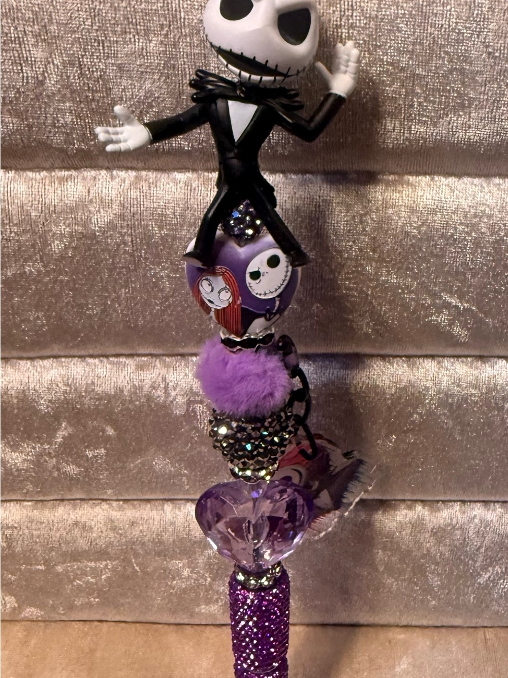 Nightmare Before Christmas Jack Skellington Pen - Purple Accent